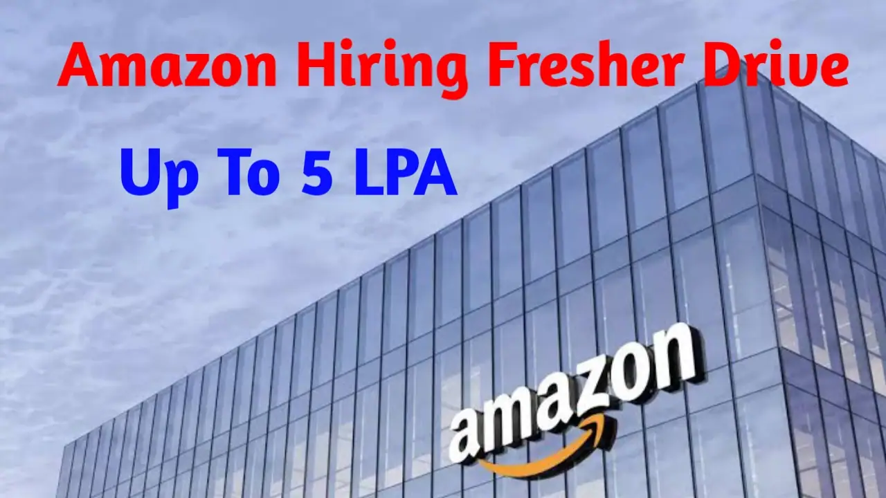 Amazon Freshers Recruitment 2024
